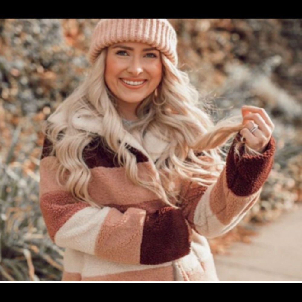 BP faux shearling stripe jacket - Picture 6 of 6